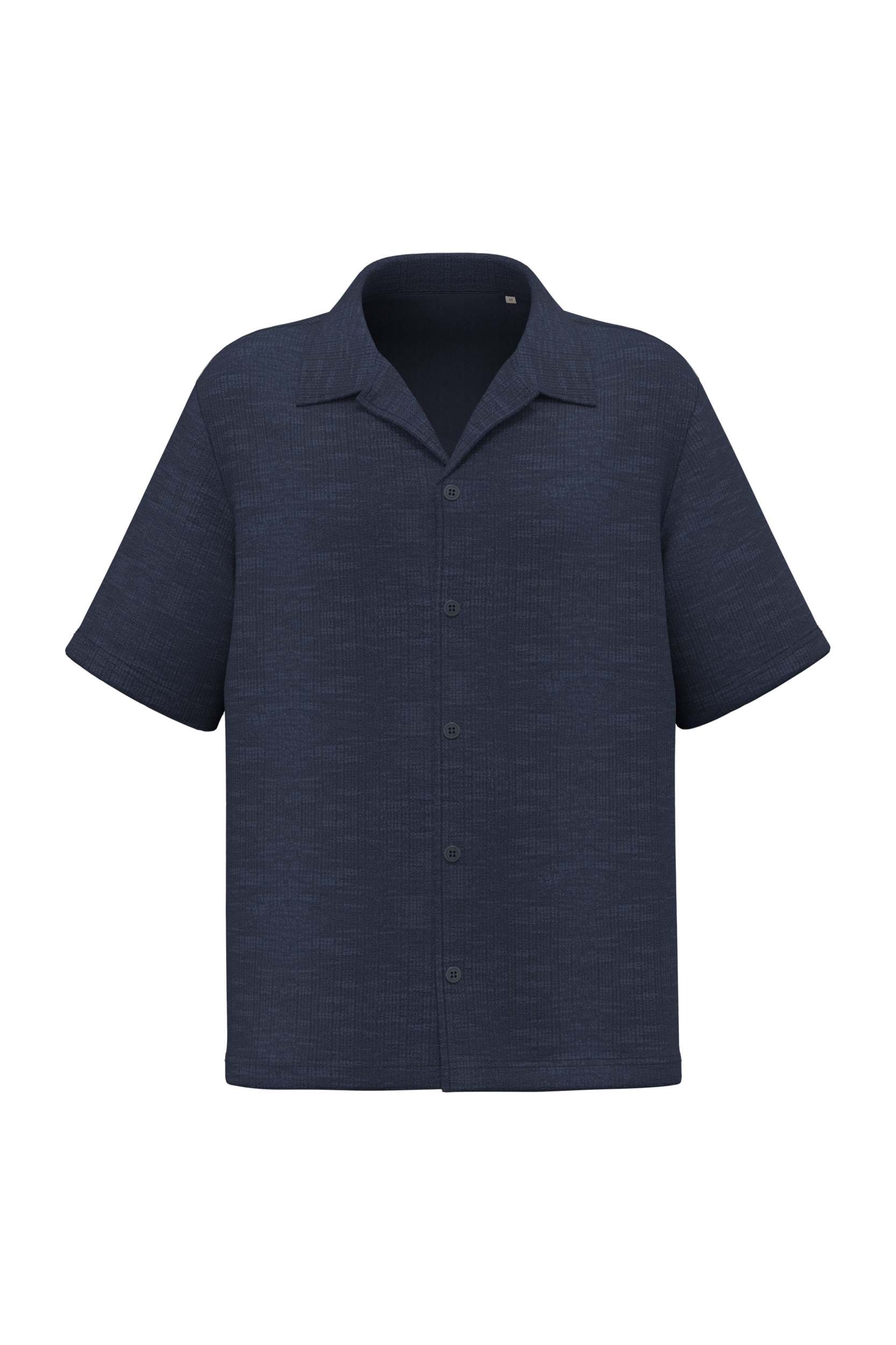 Miniature 1 pour Chemise à manches courtes texturée homme