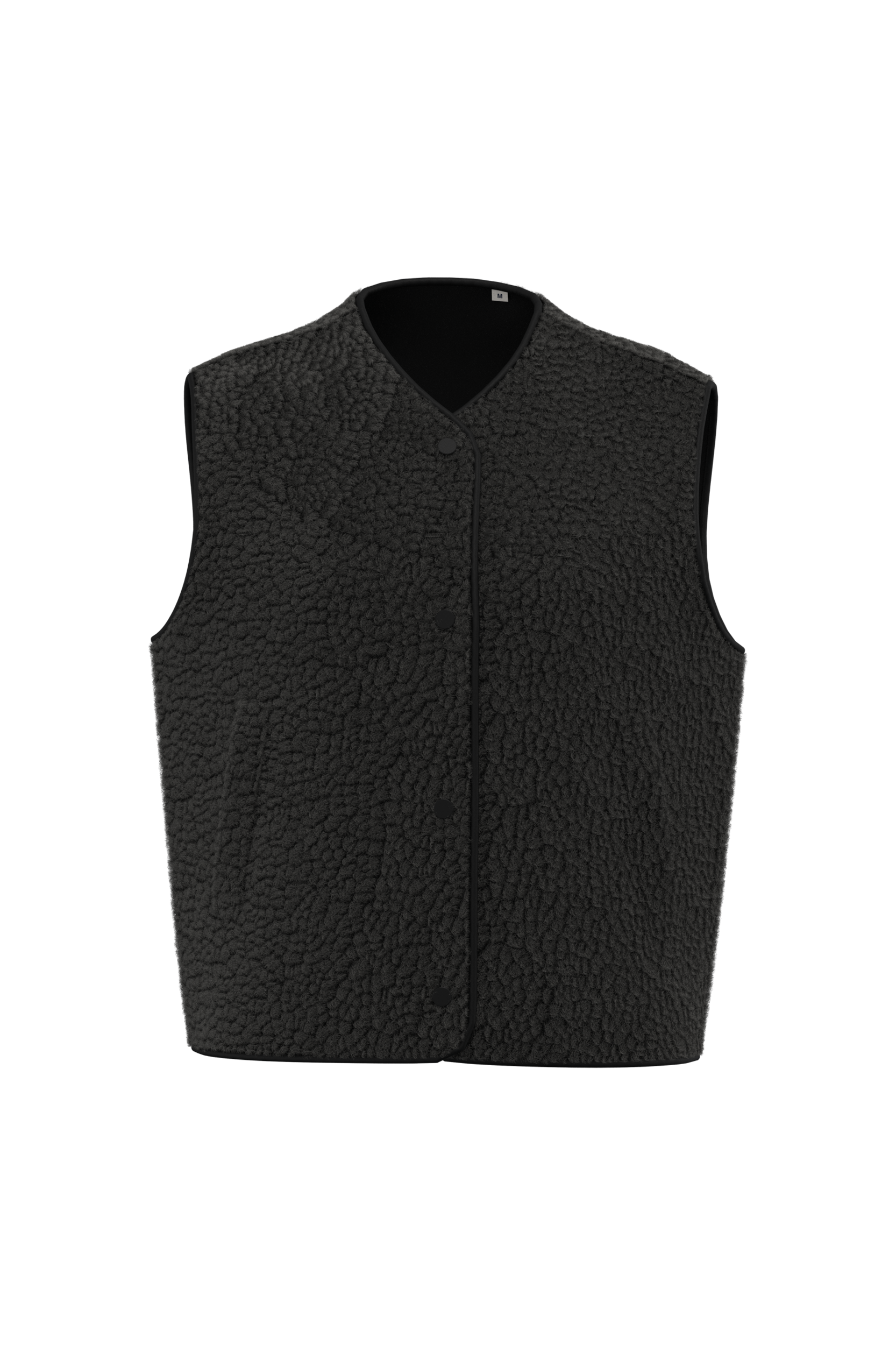 Miniature 1 pour Veste sans manches en sherpa femme