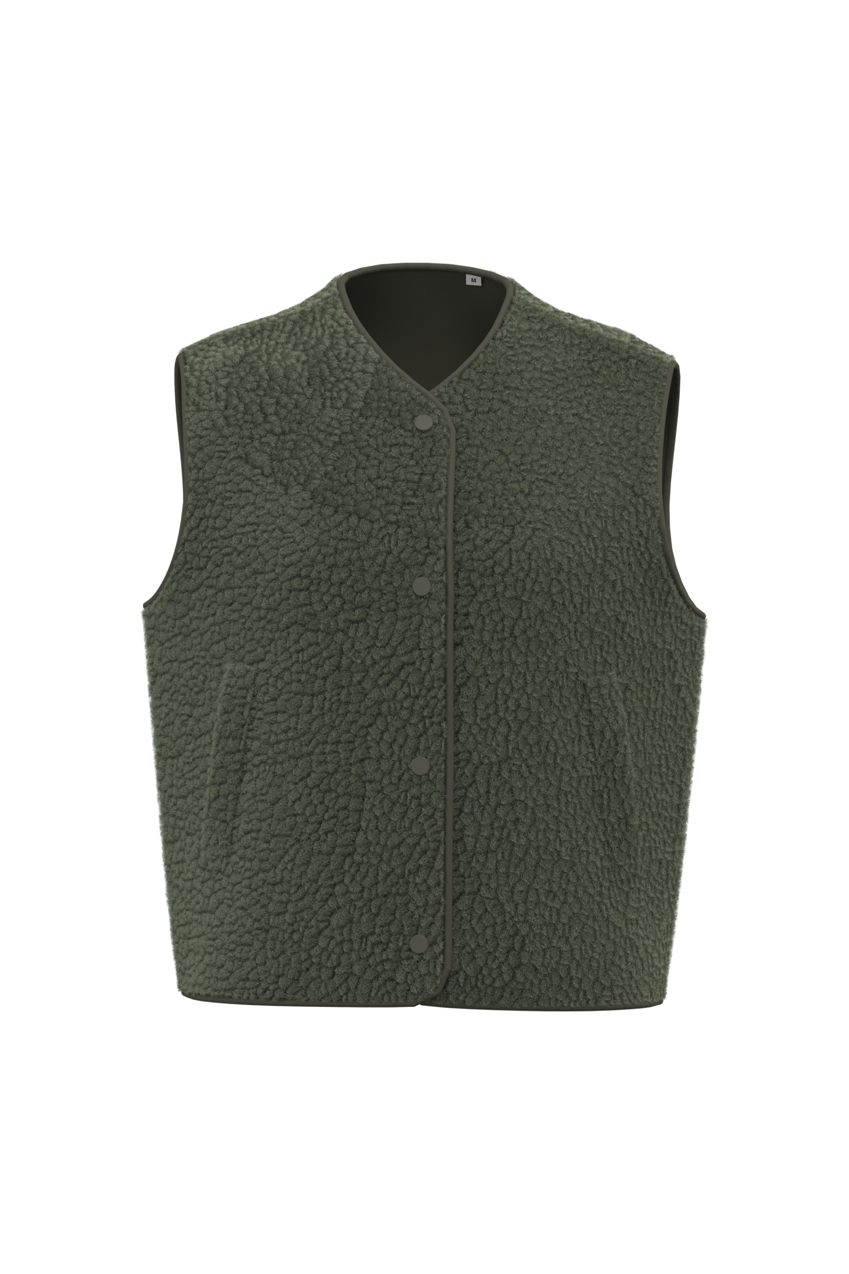 Miniature 2 pour Veste sans manches en sherpa femme