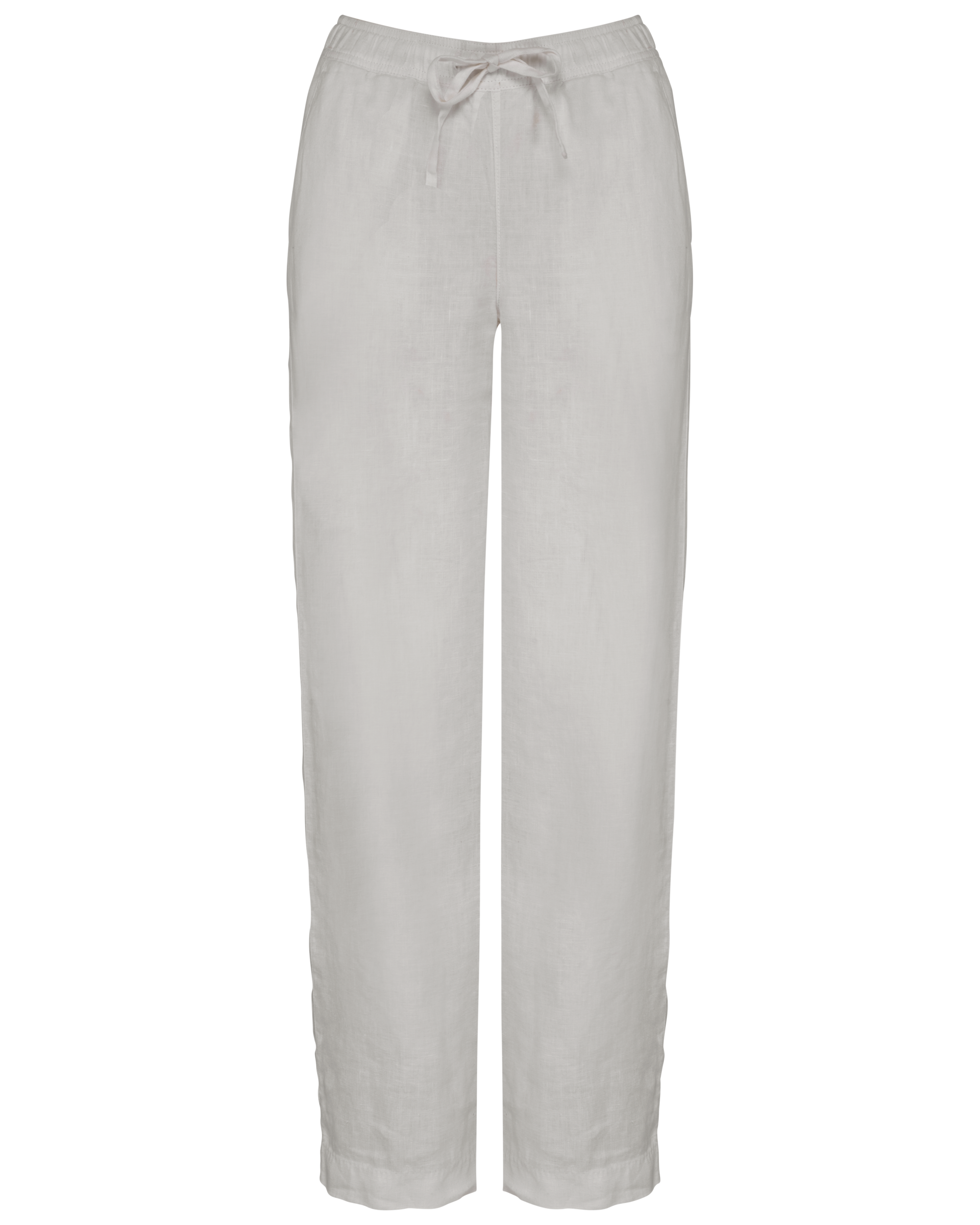 Miniature 3 pour Pantalon délavé en lin femme