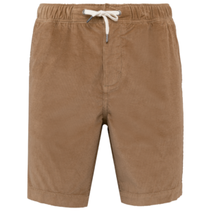 Visuel Short écoresponsable en velours côtelé homme