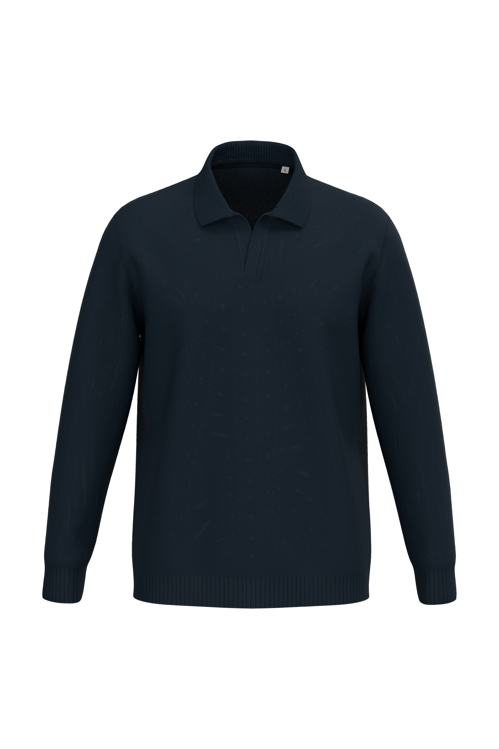 Miniature 2 pour Pull homme à col polo