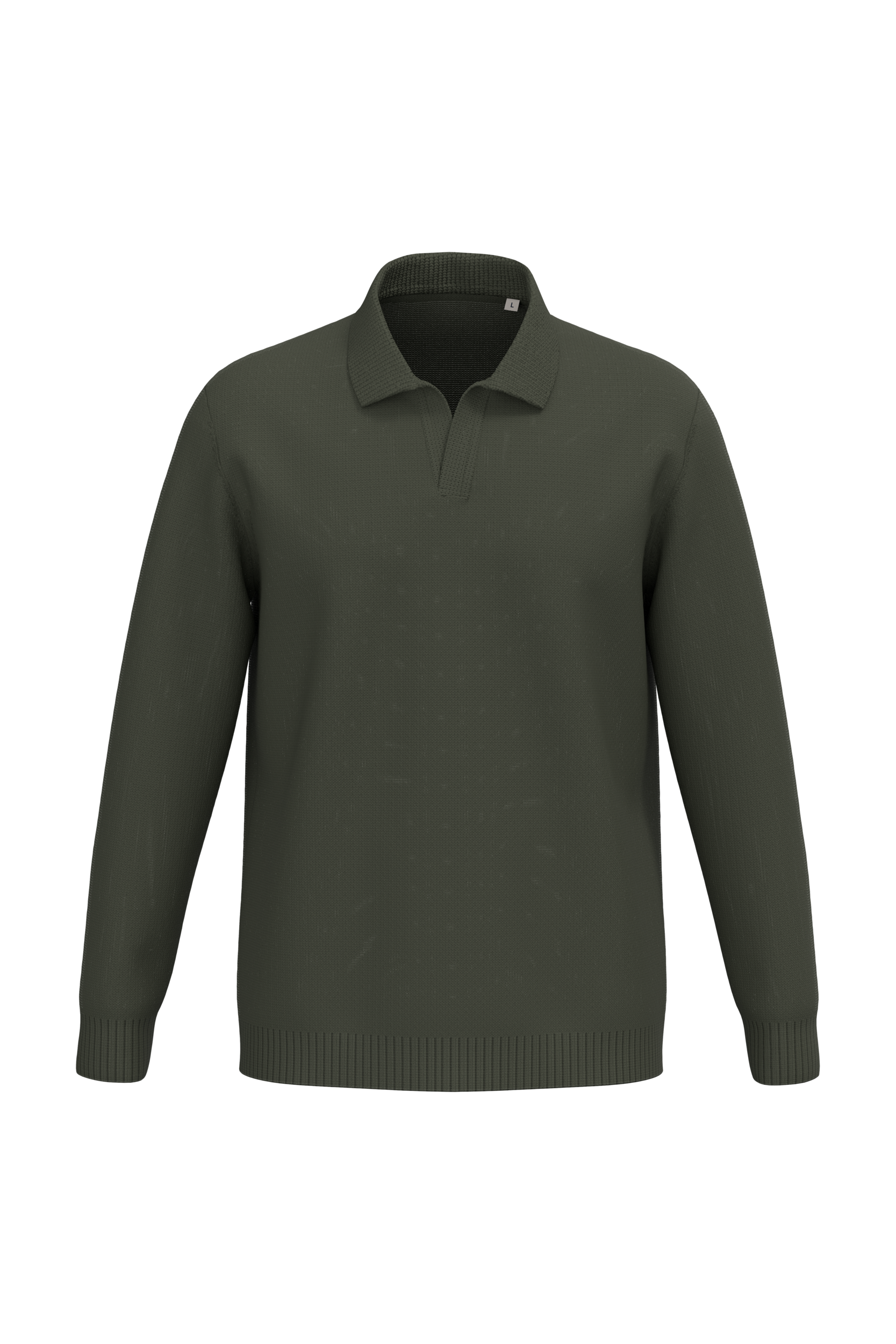 Miniature 3 pour Pull homme à col polo