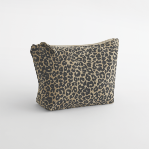 Visuel Pochette en toile imprimé léopard