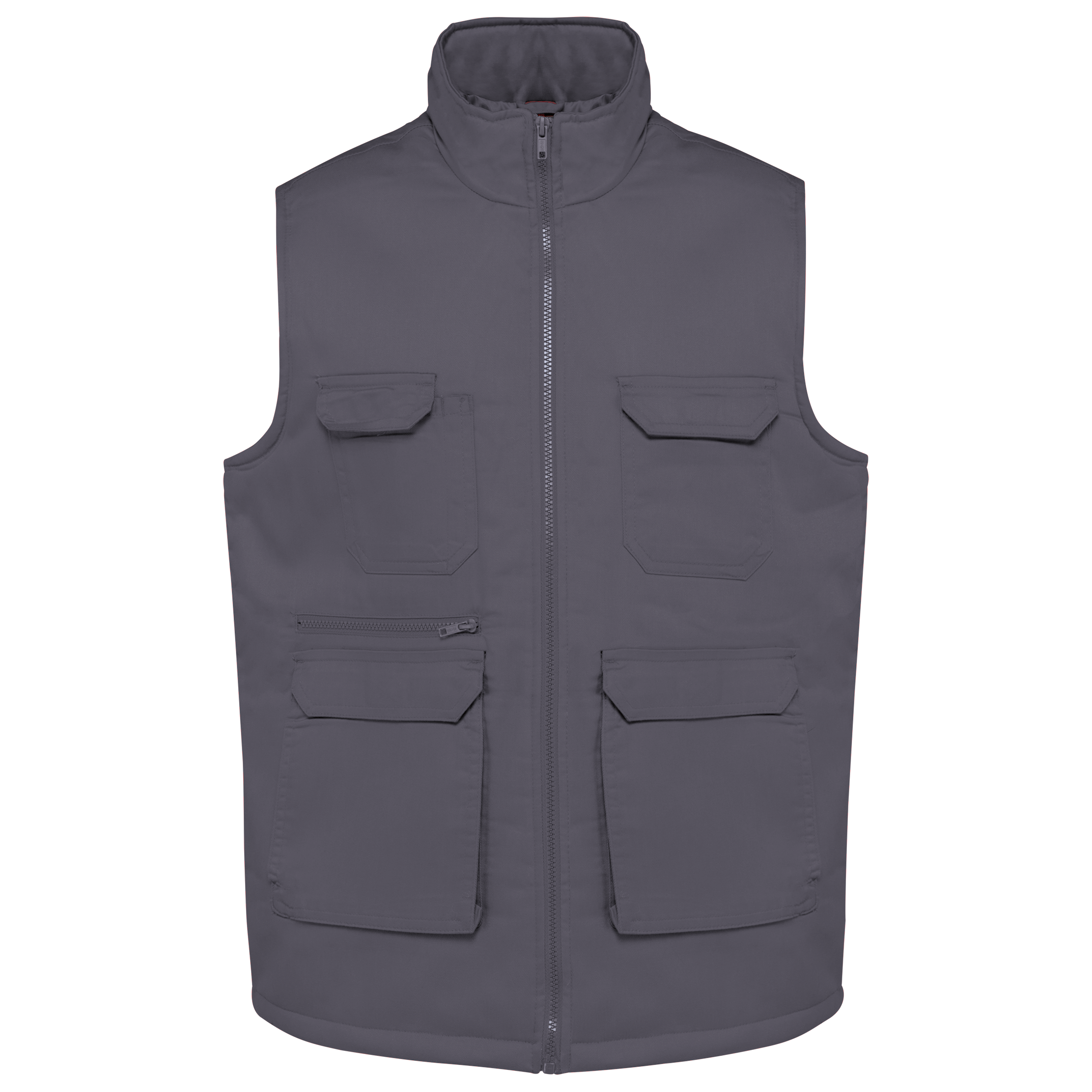 Miniature 20 pour Gilet polycoton multipoches rembourré unisexe