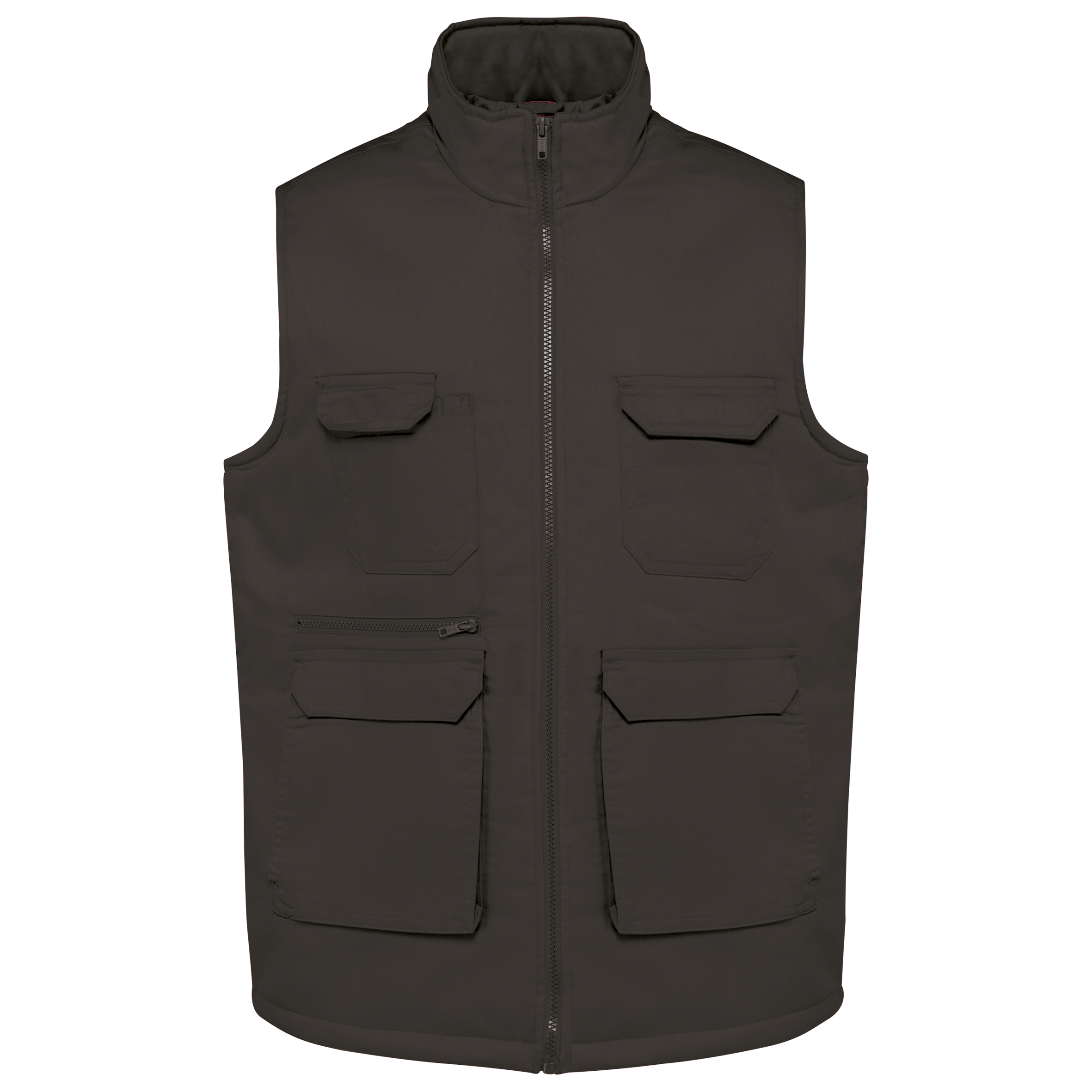 Miniature 21 pour Gilet polycoton multipoches rembourré unisexe