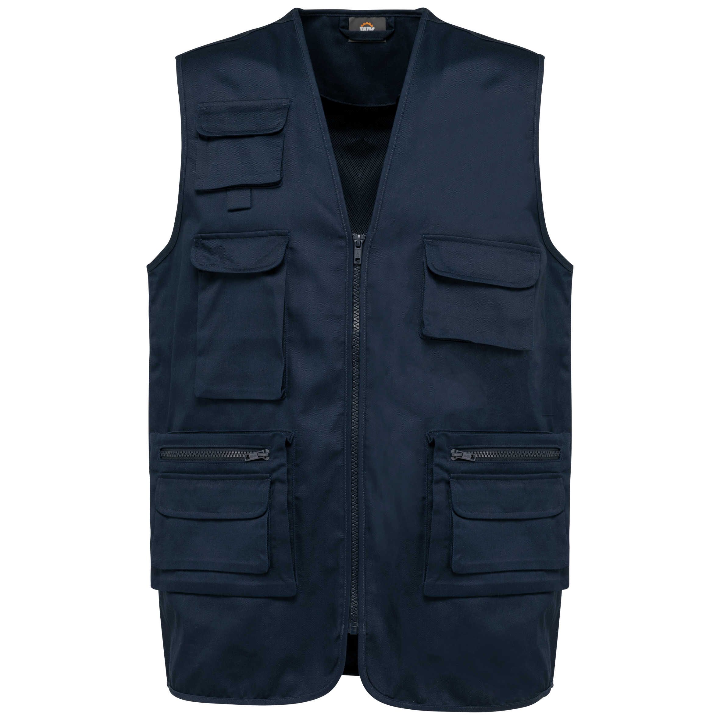 Miniature 20 pour Gilet polycoton multipoches doublé unisexe
