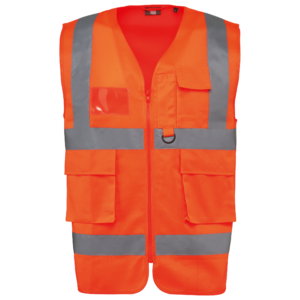 Visuel Gilet de sécurité haute visibilité recyclé avec zip unisexe