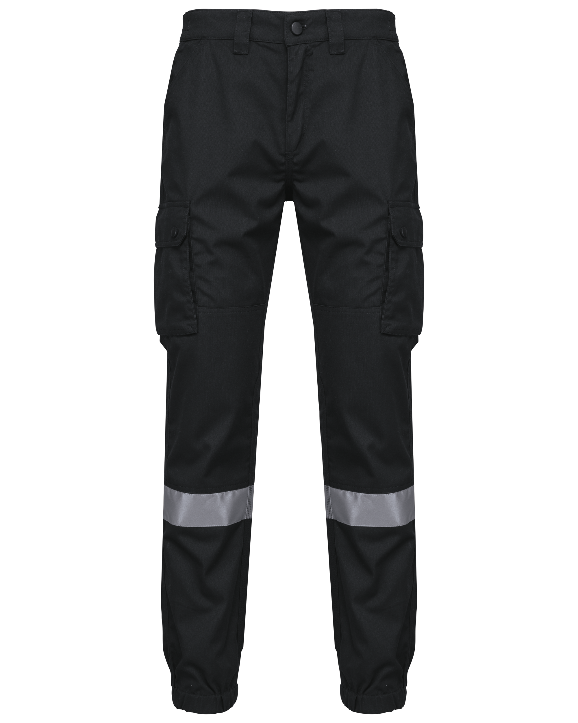 Miniature 13 pour Pantalon cargo unisexe avec bas élastiqué et bande réfléchissante