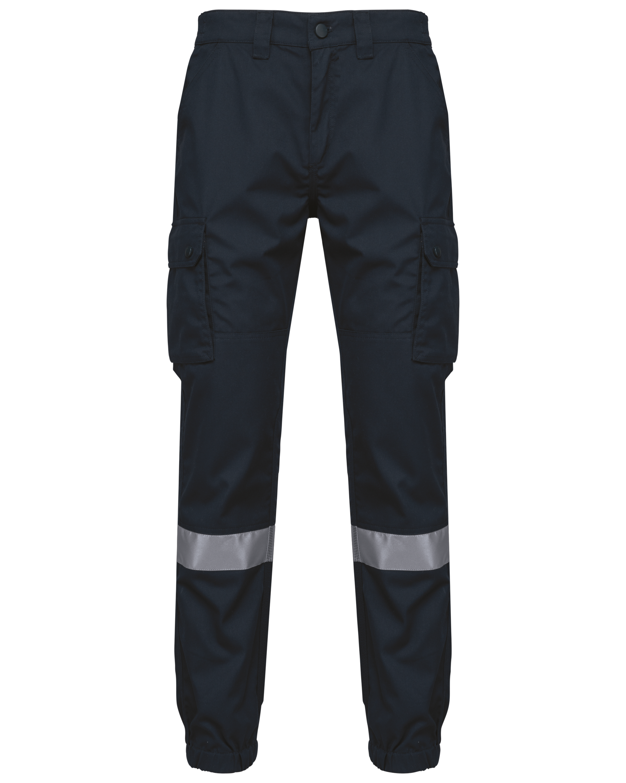 Miniature 14 pour Pantalon cargo unisexe avec bas élastiqué et bande réfléchissante