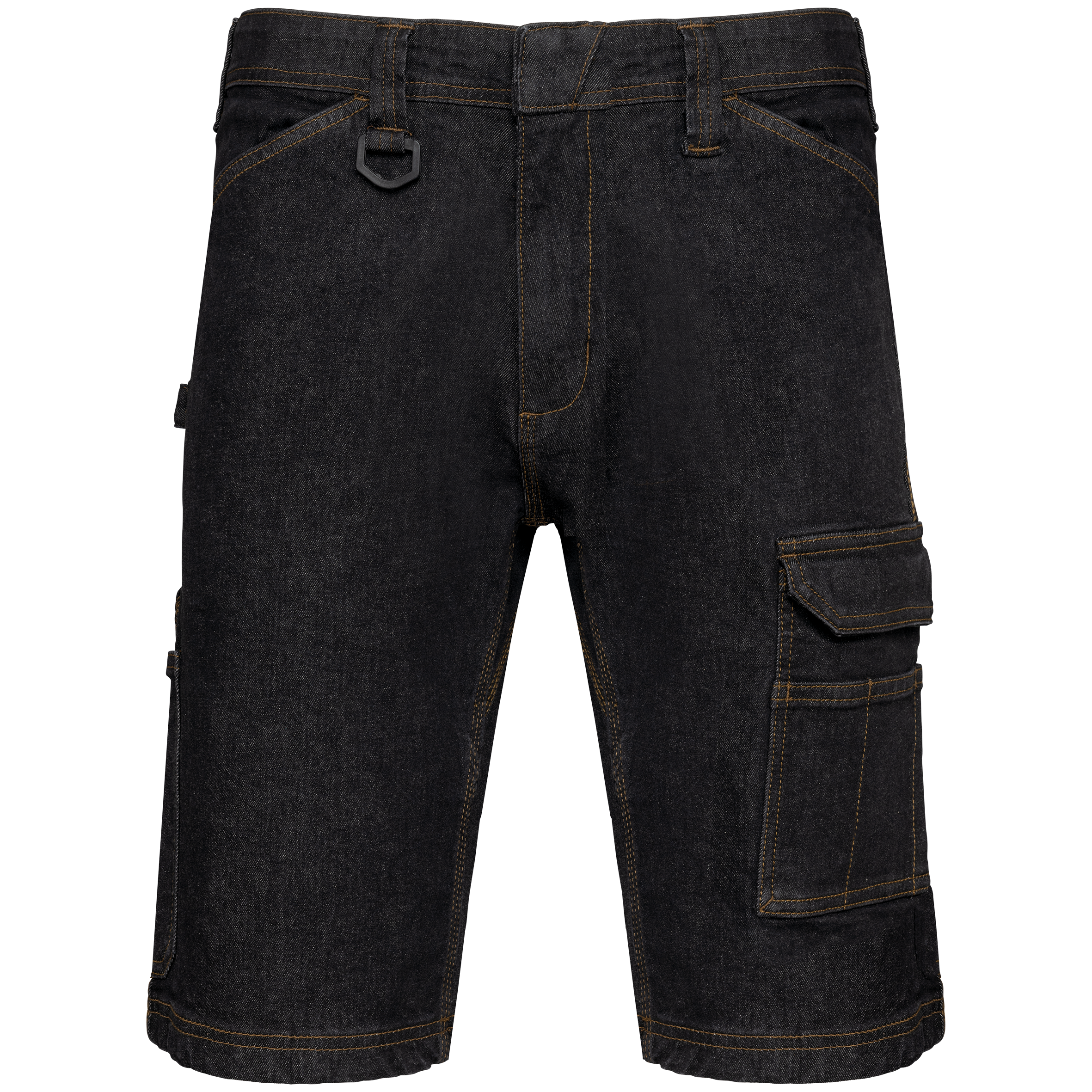 Miniature 9 pour Bermuda denim multipoches homme