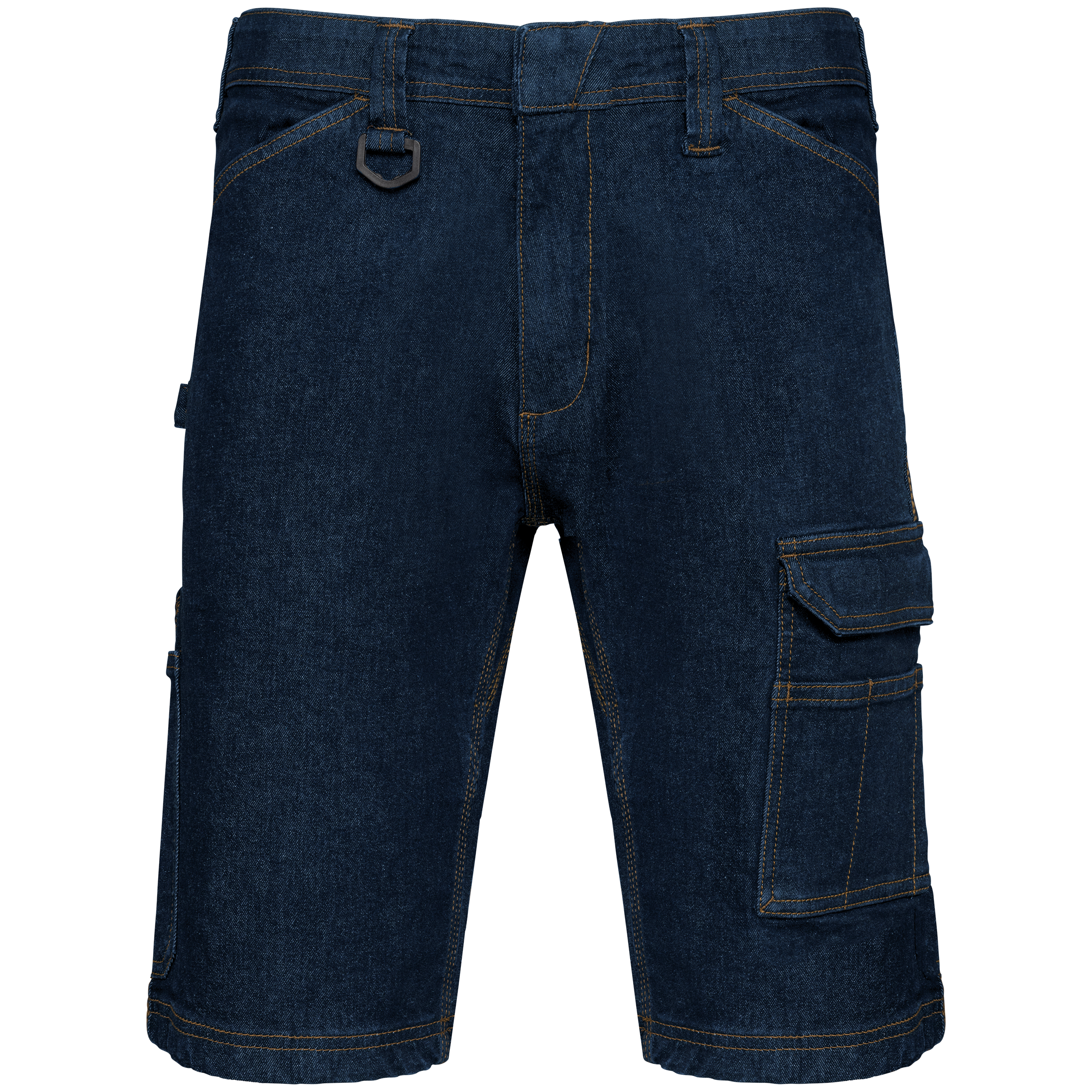 Miniature 10 pour Bermuda denim multipoches homme