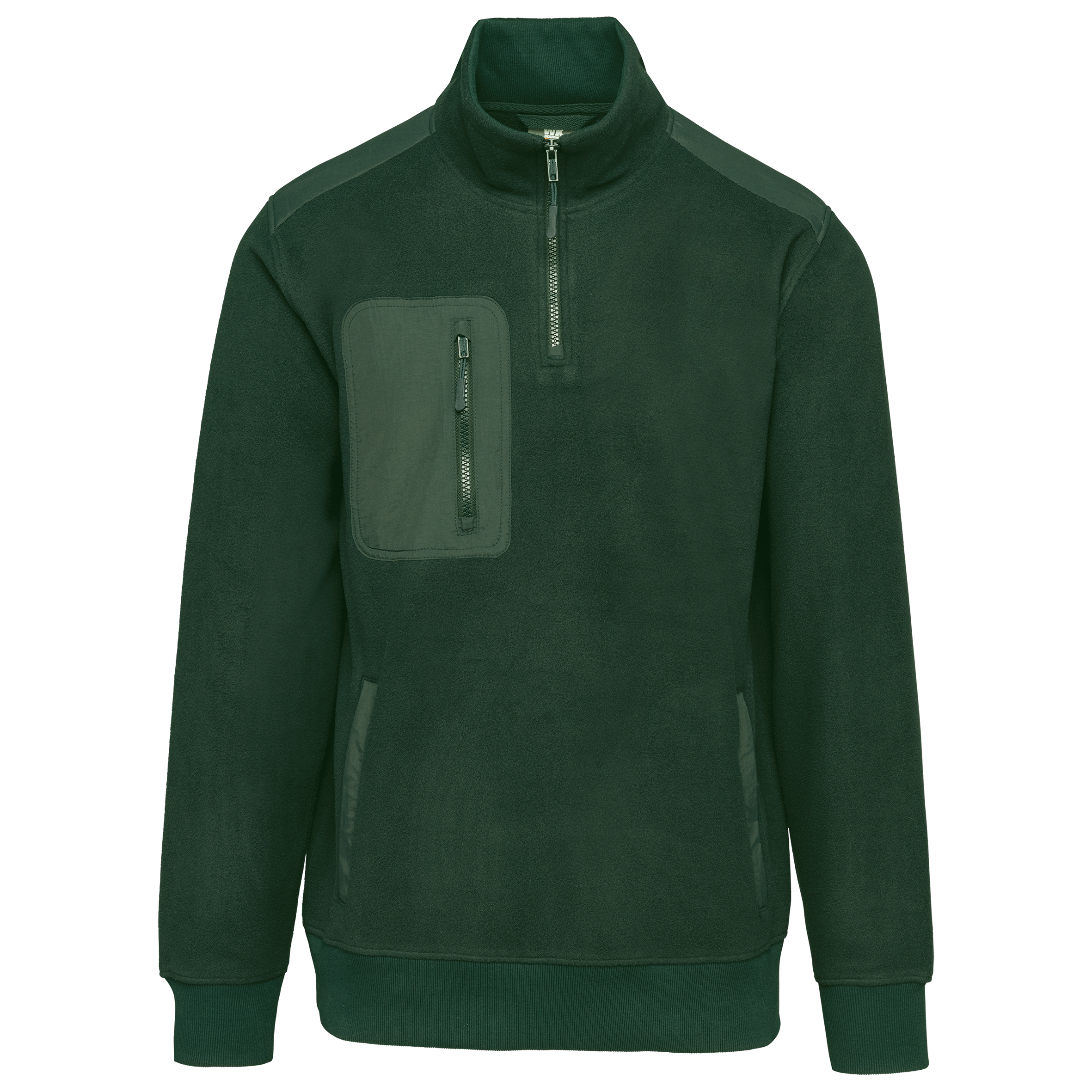 Miniature 24 pour Polaire écoresponsable col zippé unisexe
