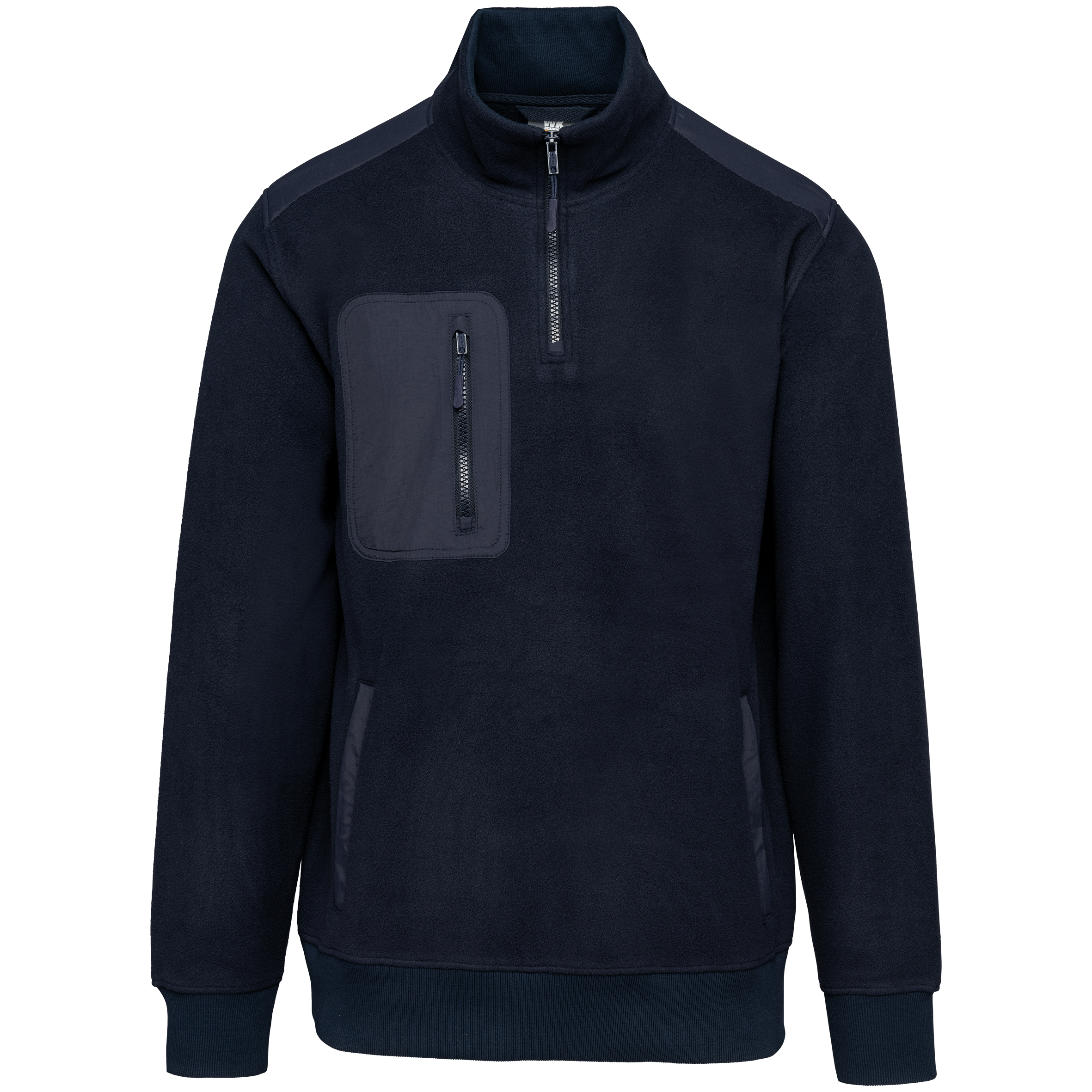 Miniature 25 pour Polaire écoresponsable col zippé unisexe