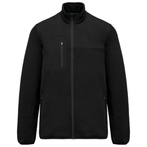 Visuel Veste recyclée en polytricot homme