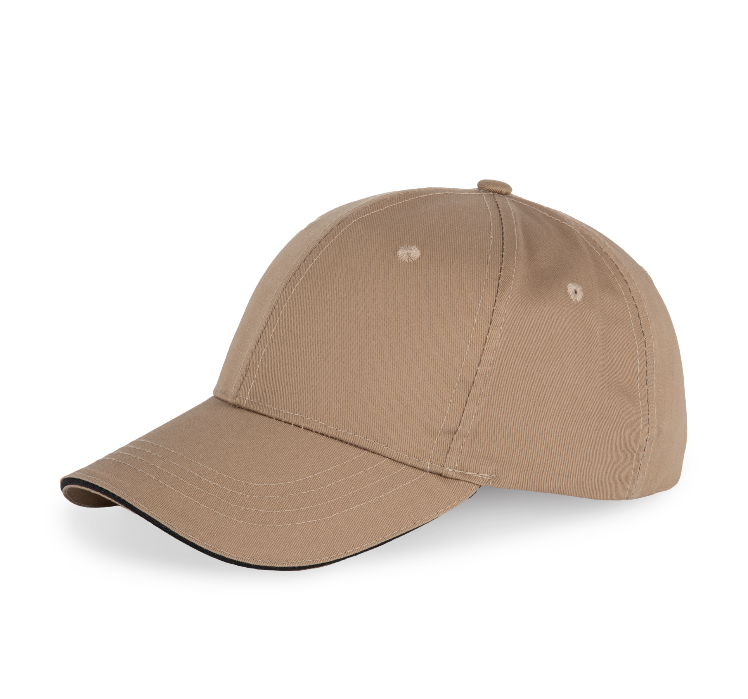 Miniature 9 pour Casquette sandwich contrasté 6 panneaux
