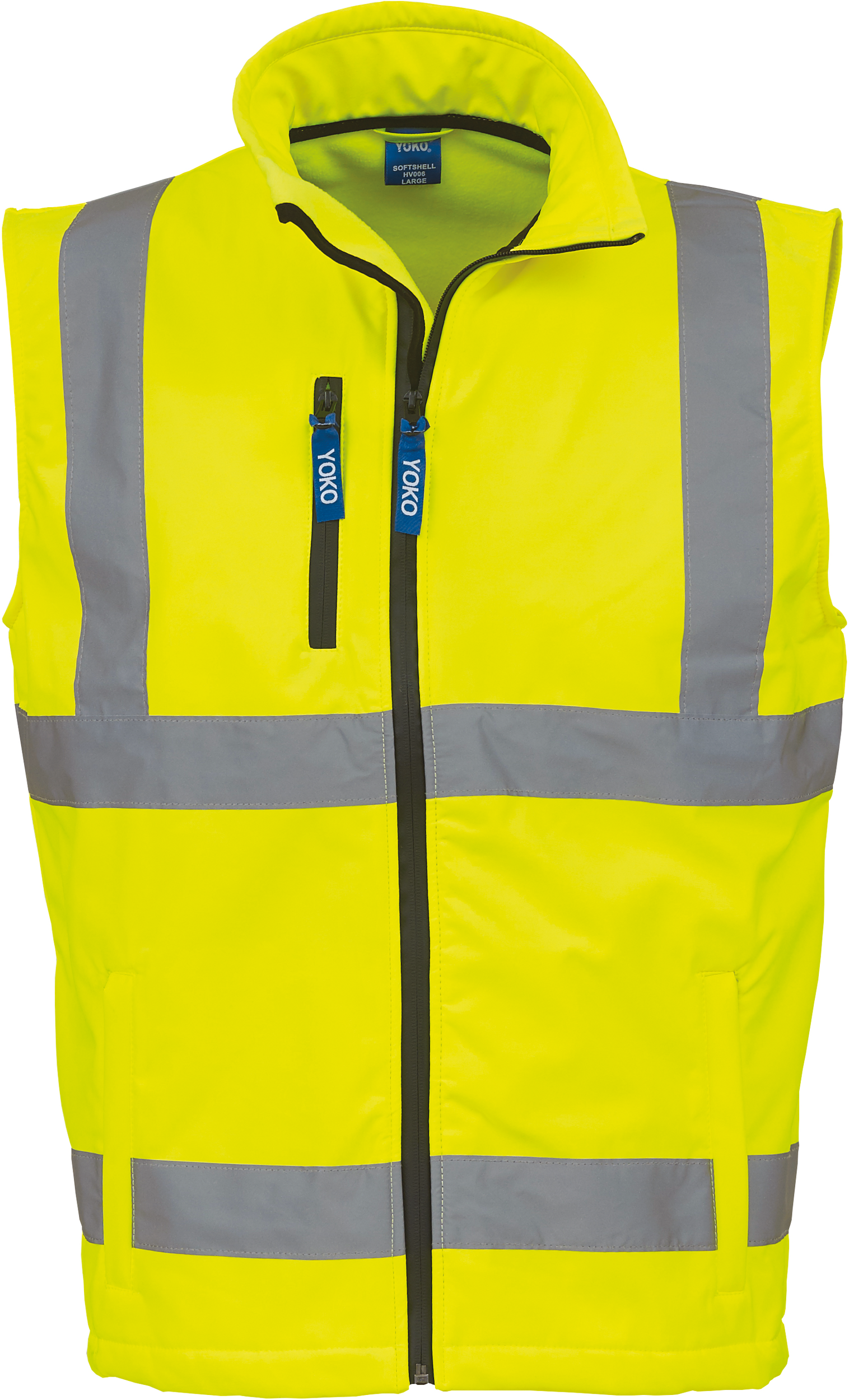 Miniature 6 pour Bodywarmer softshell haute visibilité