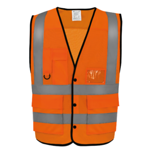 Visuel Gilet boutonné haute visibilité Eco Superior
