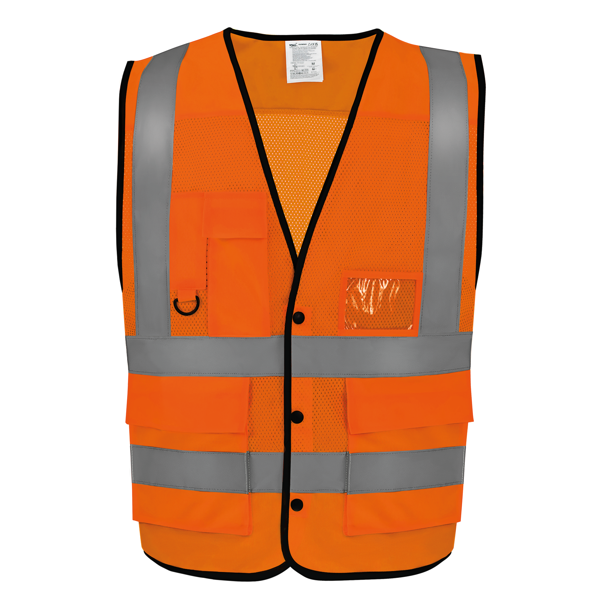 Miniature 1 pour Gilet boutonné haute visibilité Eco Superior