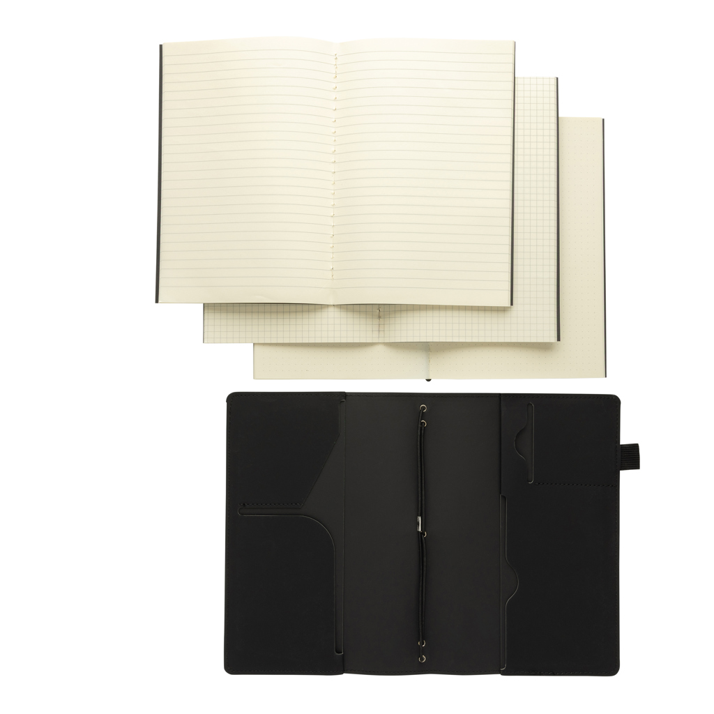 Miniature 4 pour Carnet de notes 3 en 1 rechargeable en PU Daily Notes Binder