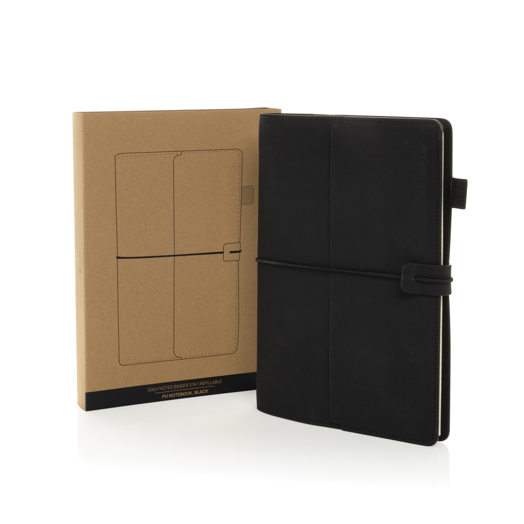 Miniature 3 pour Carnet de notes 3 en 1 rechargeable en PU Daily Notes Binder