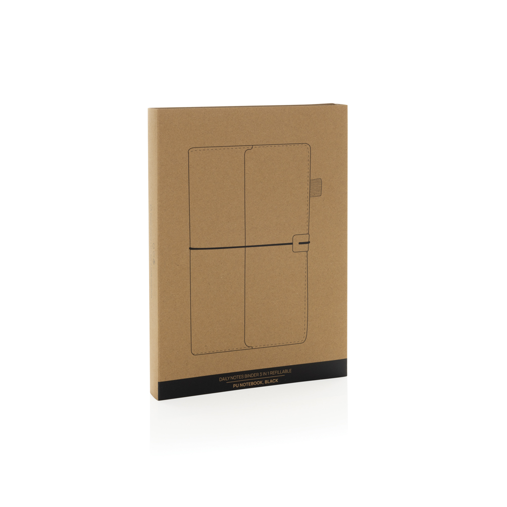 Miniature 15 pour Carnet de notes 3 en 1 rechargeable en PU Daily Notes Binder
