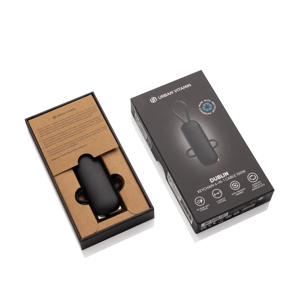 Miniature 3 pour Câble 100W porte-clés 4-en-1 Urban Vitamin Dublin