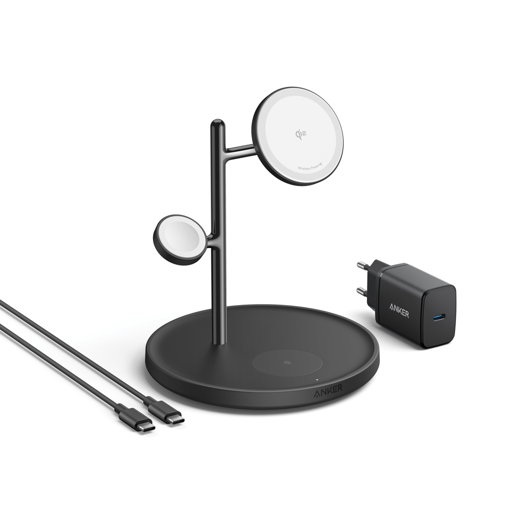 Miniature 3 pour Support de recharge sans fil 3-en-1 Anker MagGo