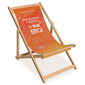 Visuel CHAISE EN BOIS “LAGUNA” ; AVEC ASSISE IMPRIMÉE