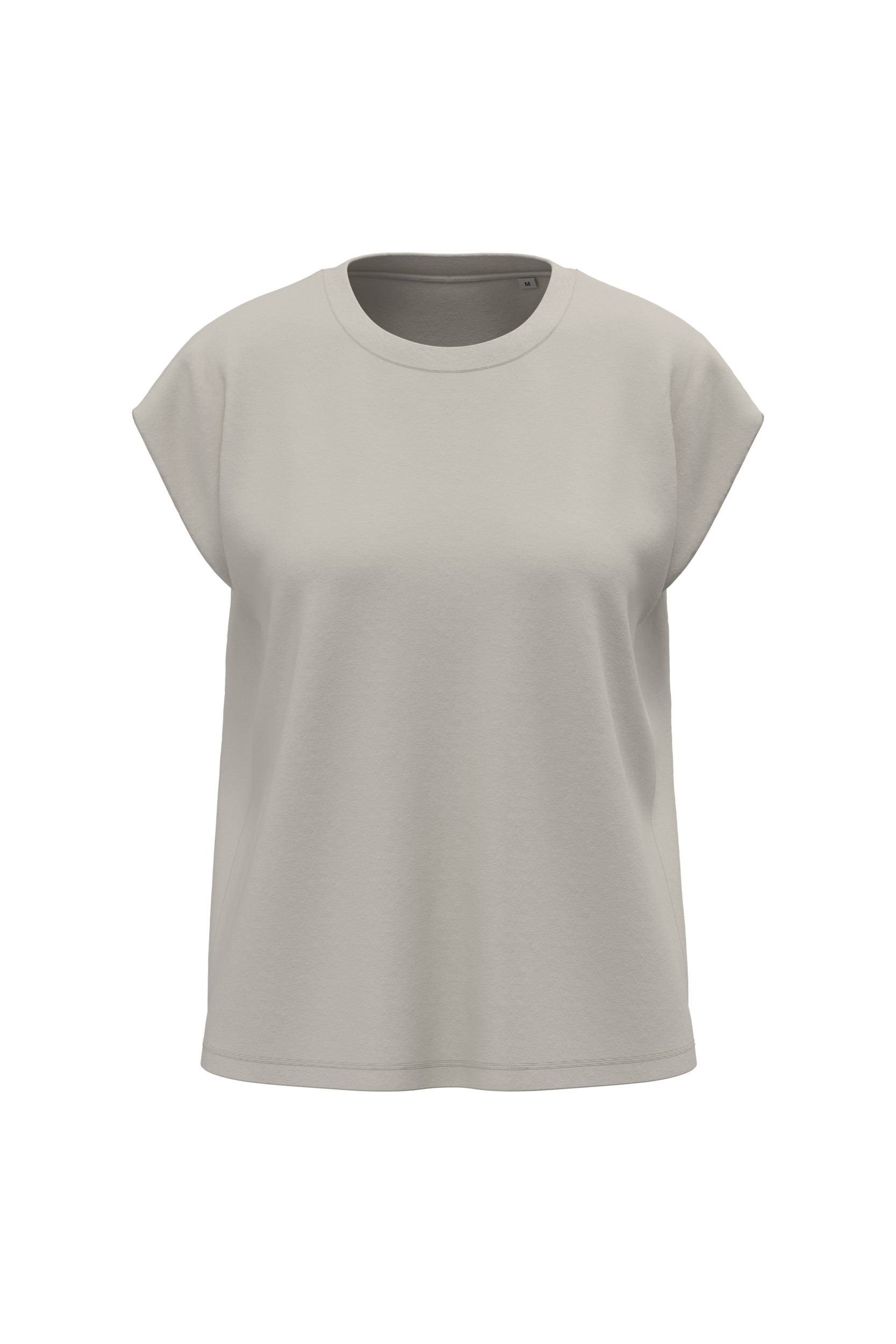 Miniature 2 pour T-shirt écoresponsable sans manches à épaulettes femme