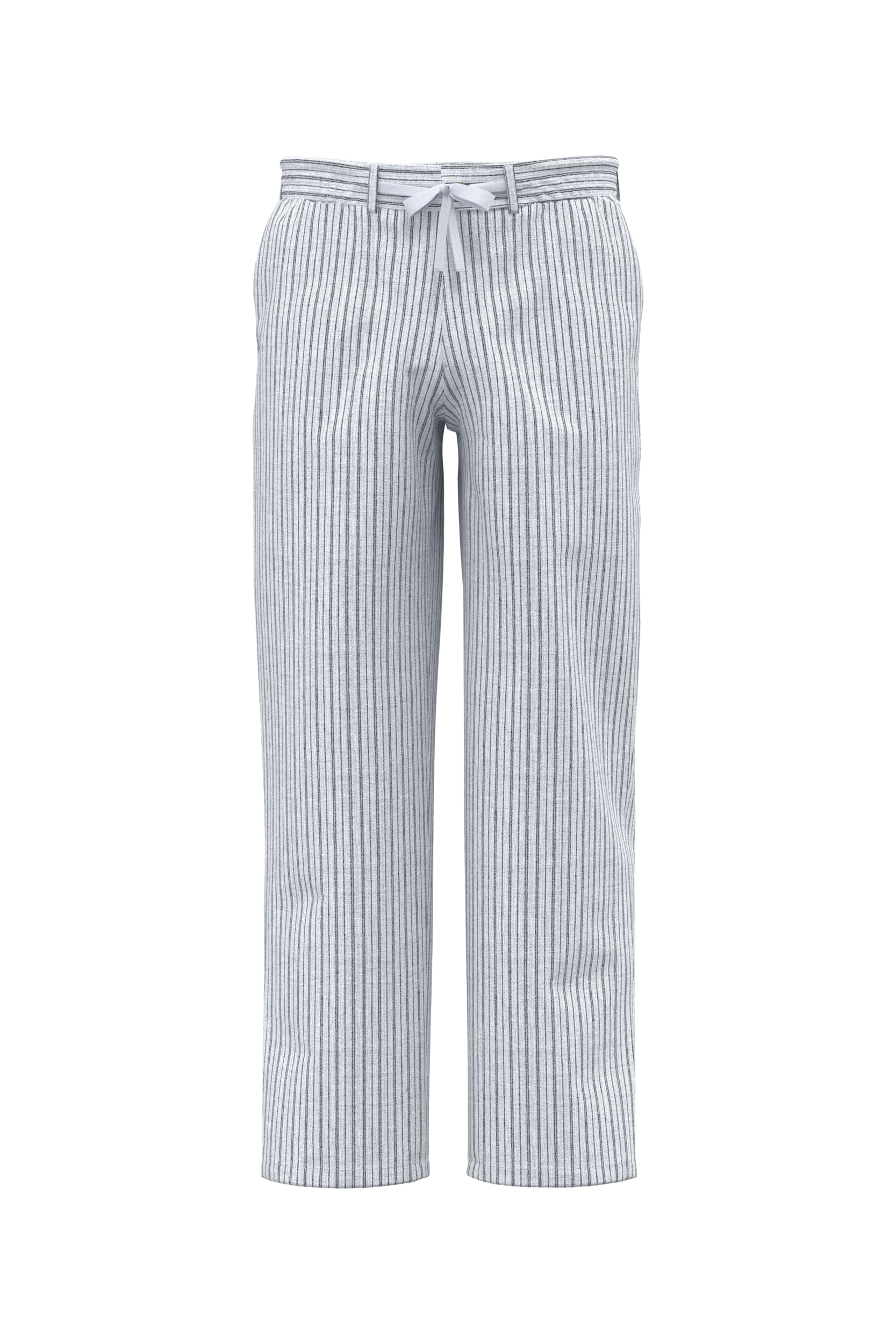 Miniature 3 pour Pantalon rayé en lin homme