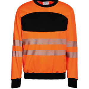 Visuel Hi-Vis Sweat-shirt avec poitrine noire