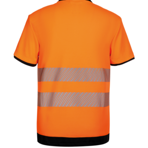 Visuel T-shirt Haute Visibilité avec poche poitrine noire