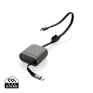Visuel Câble rétractable à chargement rapide 100W Spira RCS
