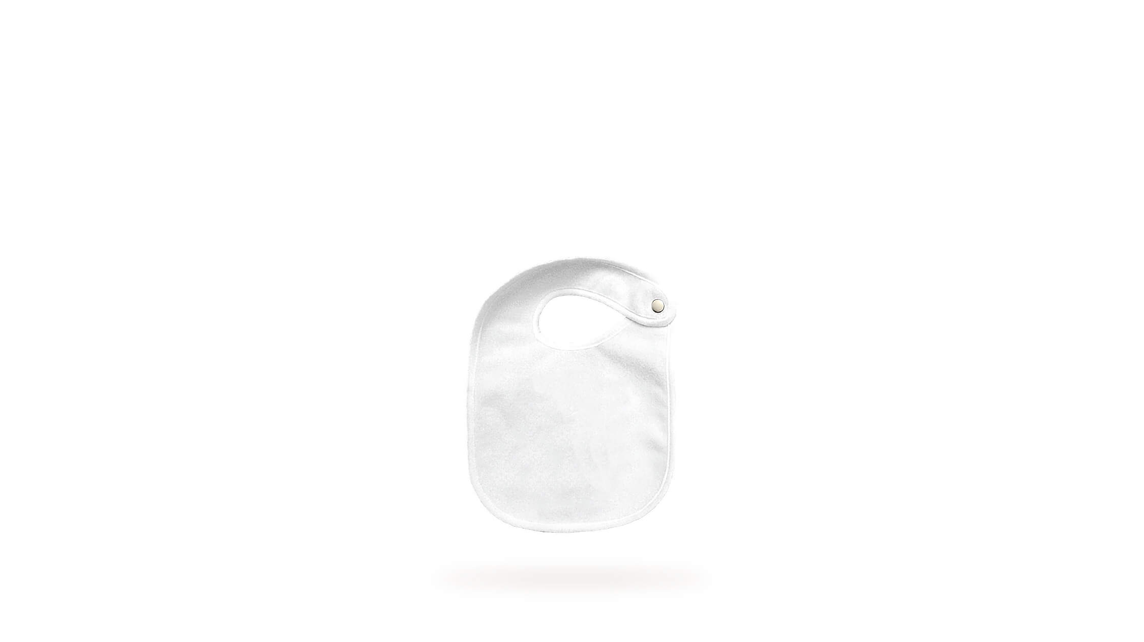 Miniature 1 pour BAVOIR BLANC POUR IMPRESSION PAR SUBLIMATION