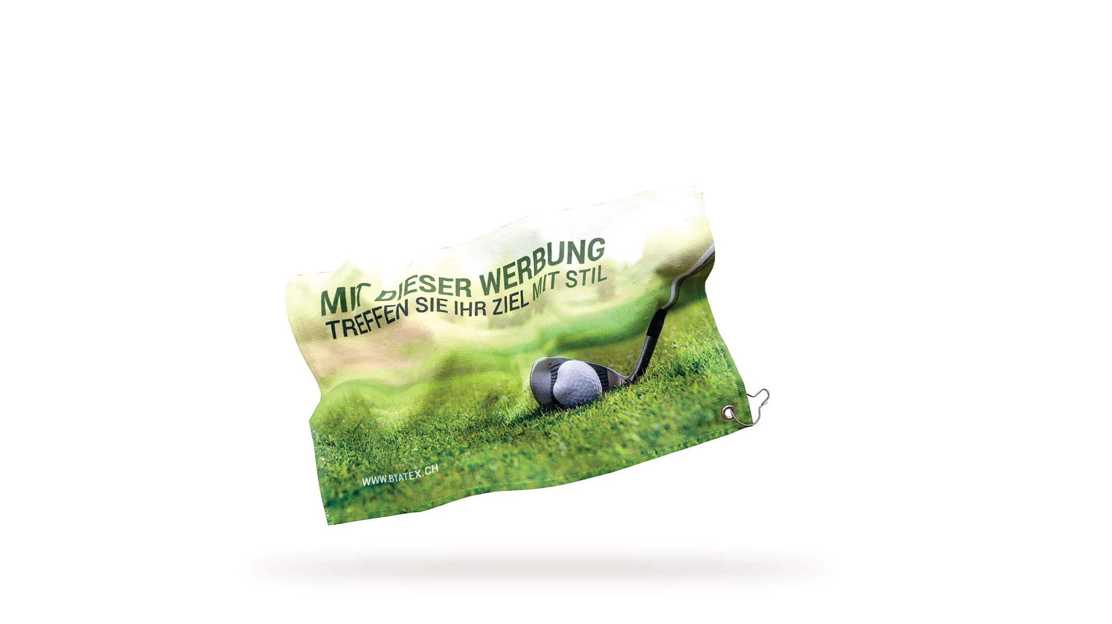 Miniature 1 pour SERVIETTE DE GOLF IMPRIMÉE NUMÉRIQUEMENT