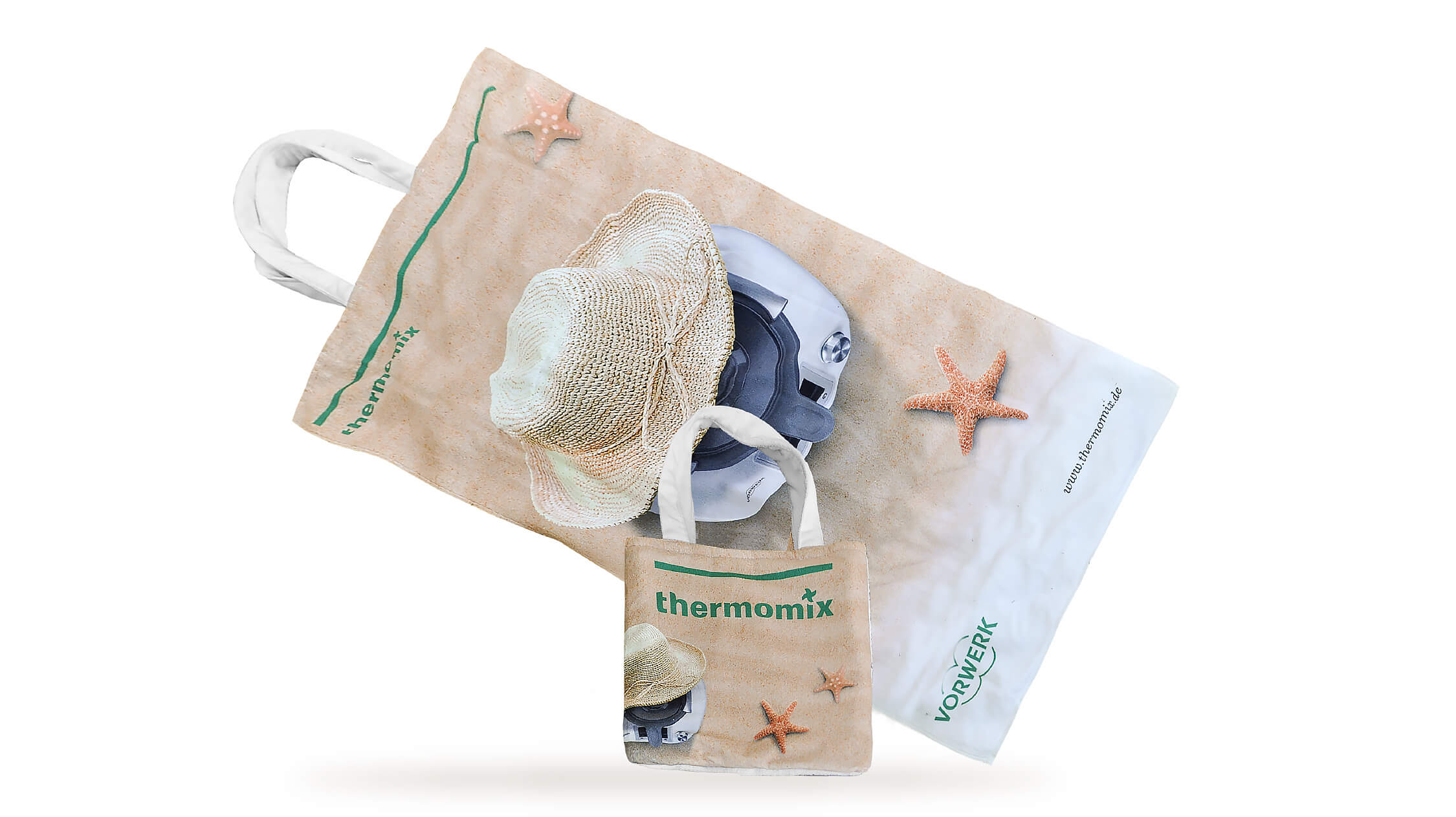 Miniature 1 pour SERVIETTE DE PLAGE IMPRIMÉE NUMÉRIQUEMENT POUR FEMME&SAC