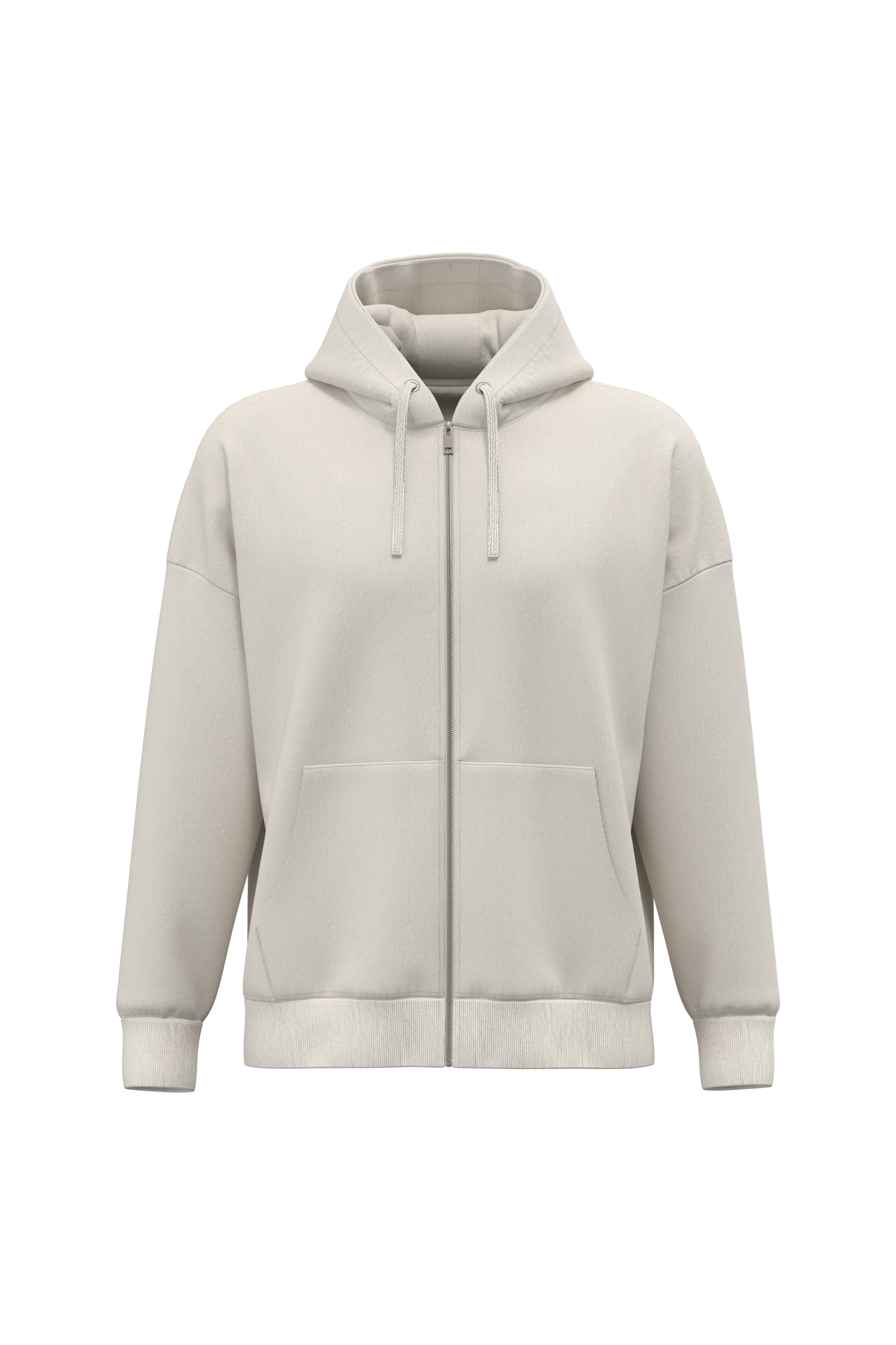 Miniature 2 pour Sweat-shirt écoresponsable zippé à capuche oversize unisexe