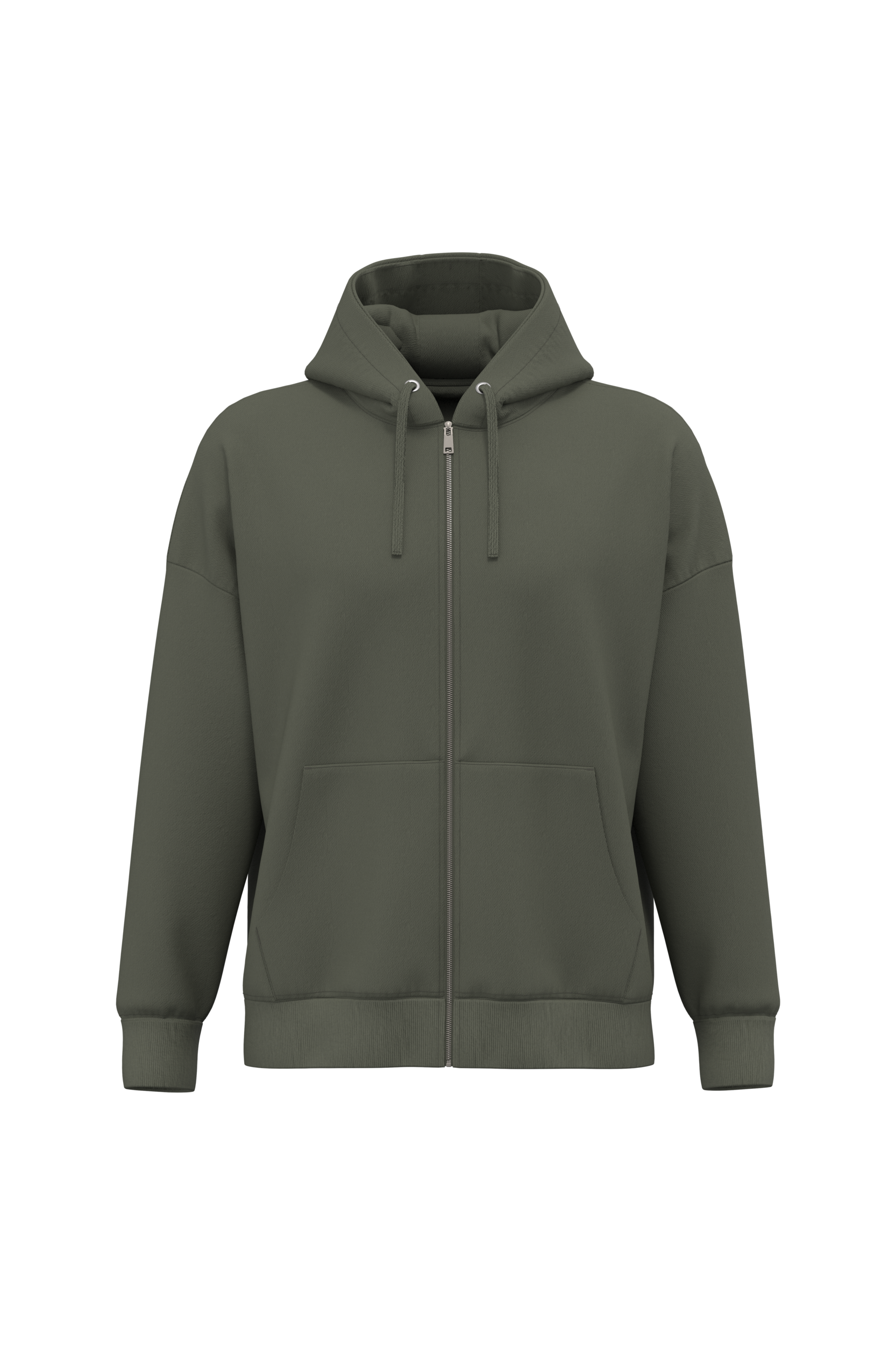 Miniature 3 pour Sweat-shirt écoresponsable zippé à capuche oversize unisexe