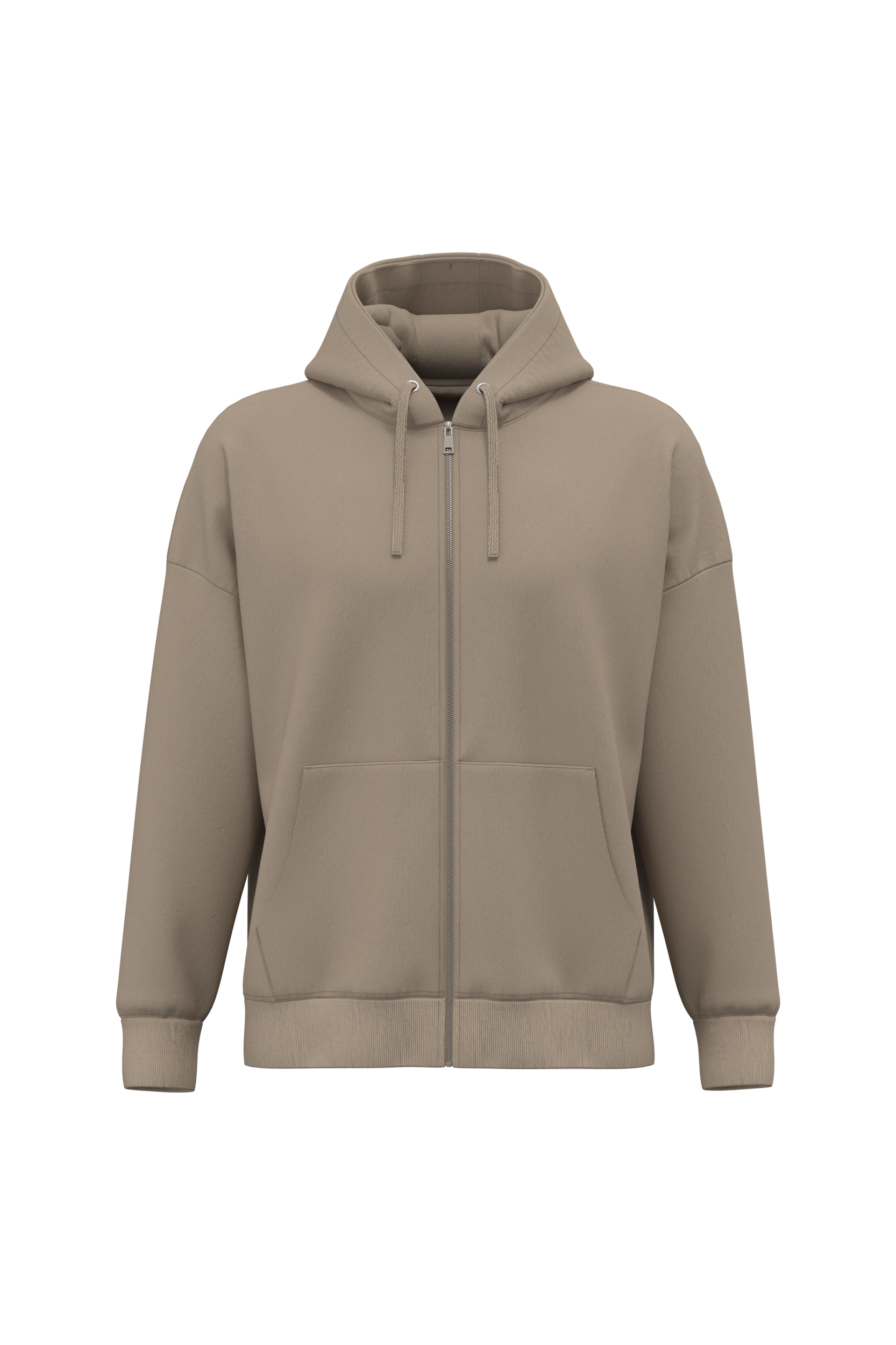 Miniature 4 pour Sweat-shirt écoresponsable zippé à capuche oversize unisexe