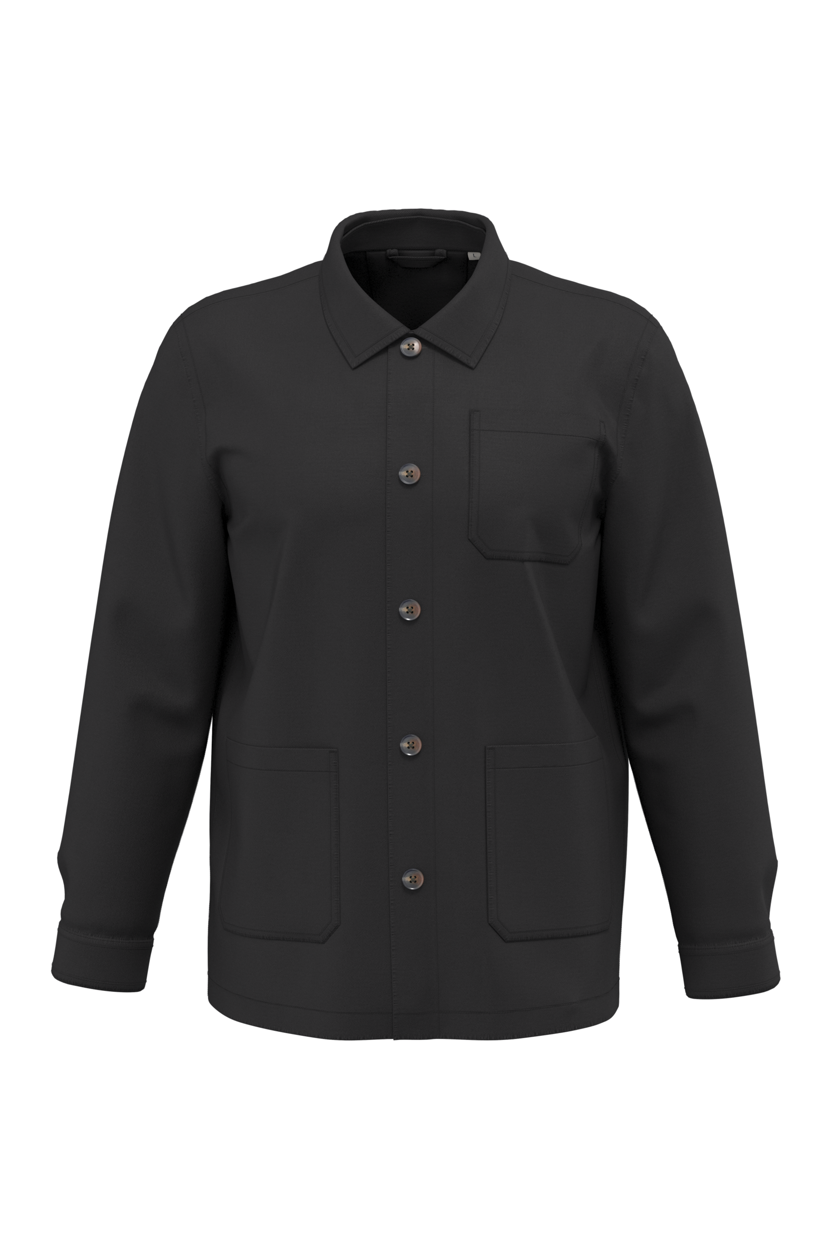 Miniature 5 pour Veste worker écoresponsable délavée unisexe