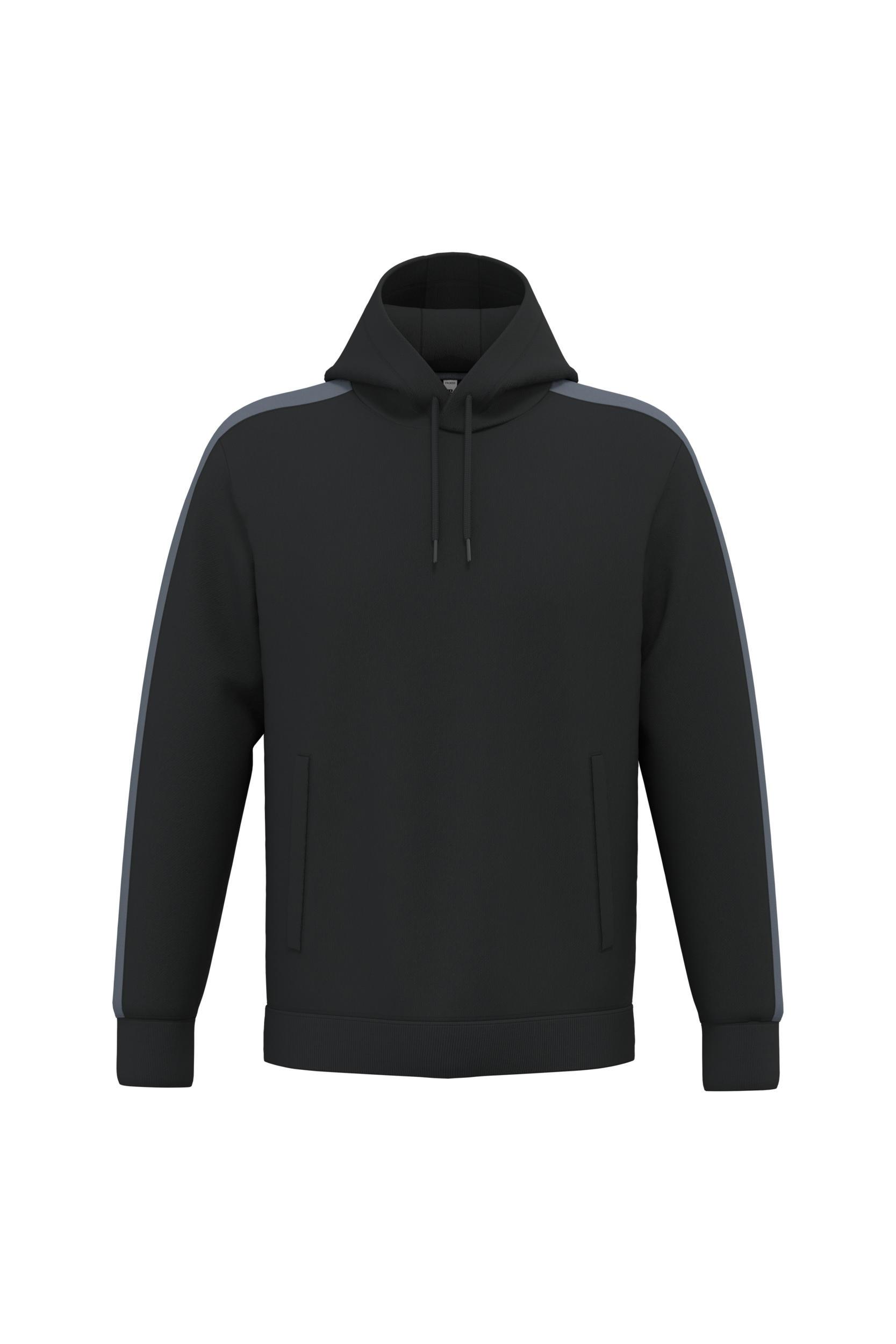 Miniature 1 pour Sweat-shirt à capuche teamwear bicolore unisexe