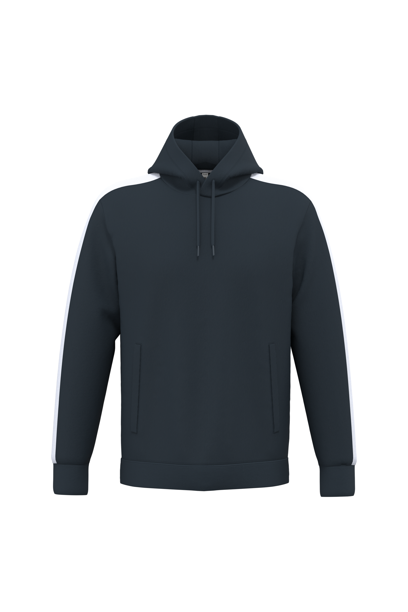 Miniature 4 pour Sweat-shirt à capuche teamwear bicolore unisexe