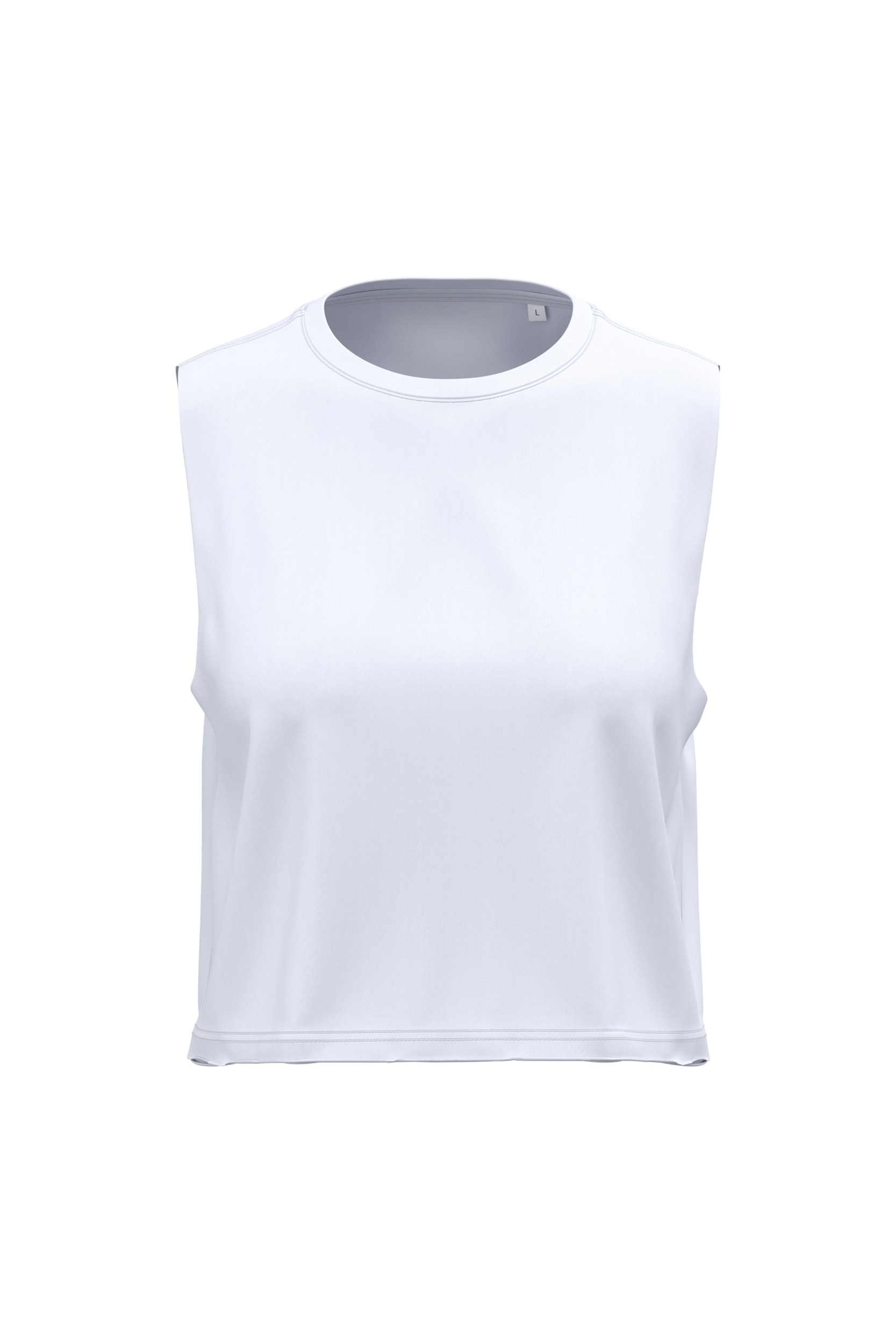 Miniature 3 pour T-shirt crop sans manches femme