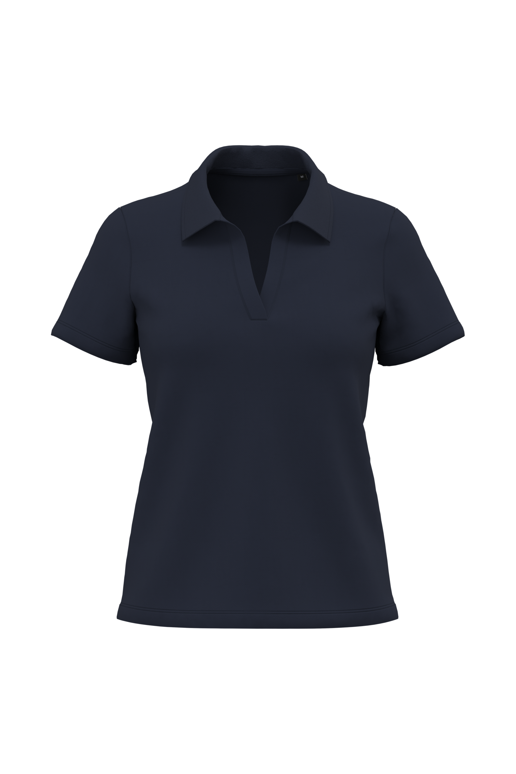 Miniature 2 pour Polo col en V coton Supima® femme
